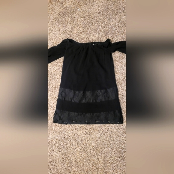 BCBGeneration Cold Shoulder Smock Dress - Picture 1 of 3